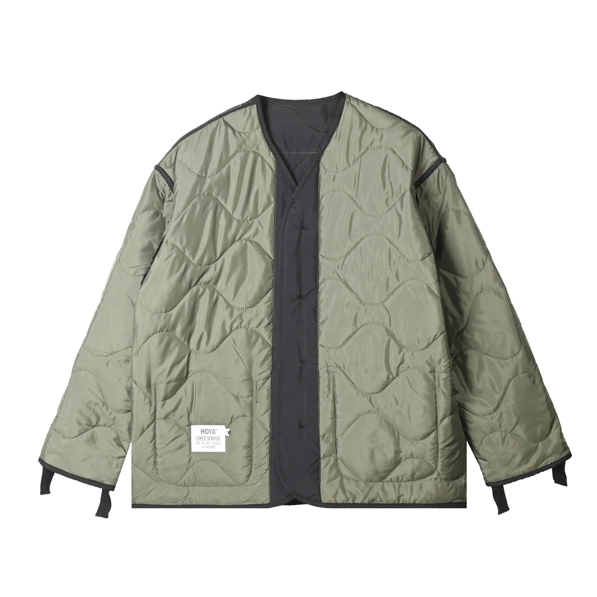 Alternative view of M65 Liner Service Reversible Jacket LOT. 06 Black-Olive