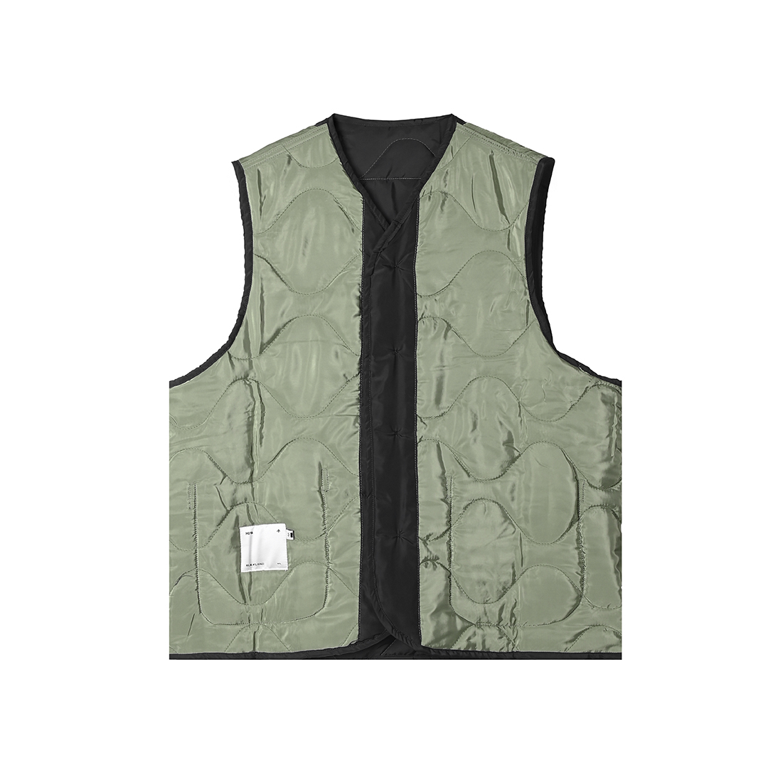 Alternative view of M65 Liner Service Reversible Vest LOT.03 Black-Olive