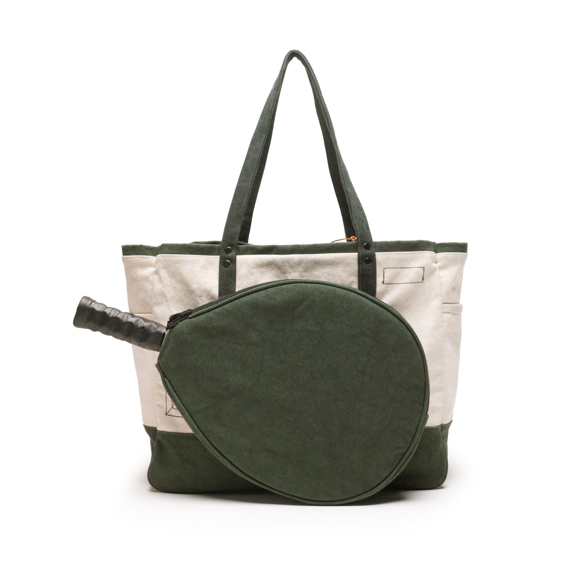 Alternative view of Modular Scheme Totebag - Beige & Olive