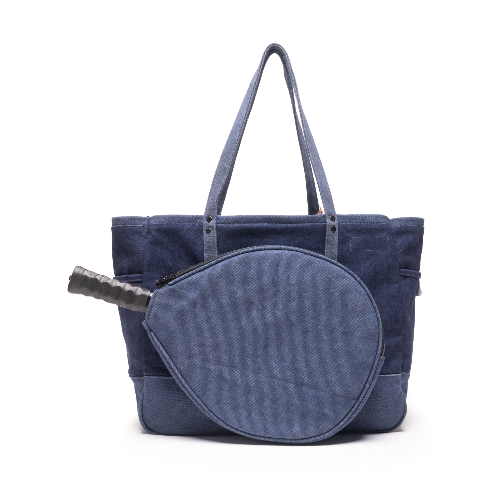 Alternative view of Modular Scheme Totebag - Blue Shades