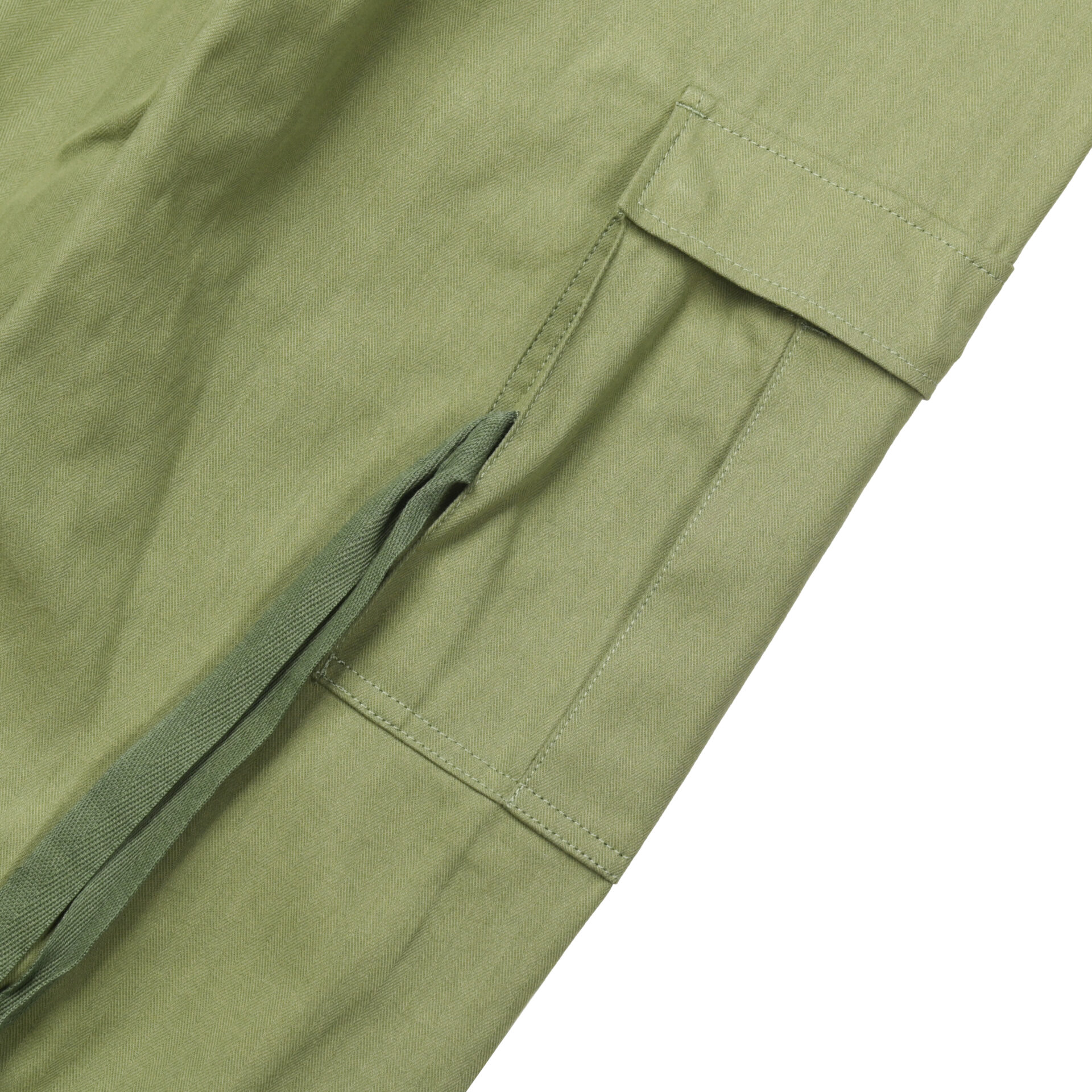 HBT M65 Trousers - Olive - Image 6