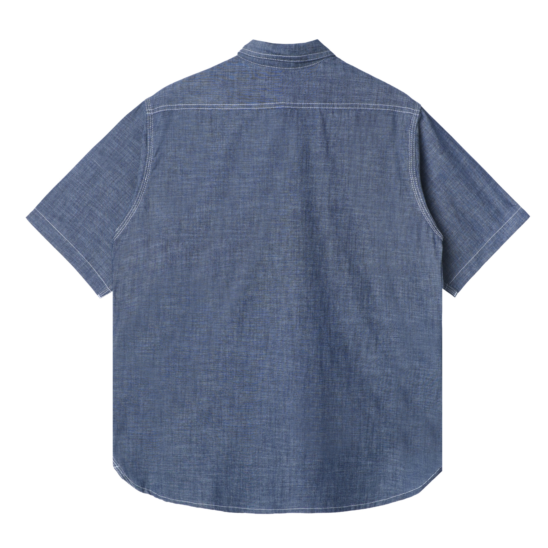 Alternative view of RF Chambray USN Shirts SS – Blue