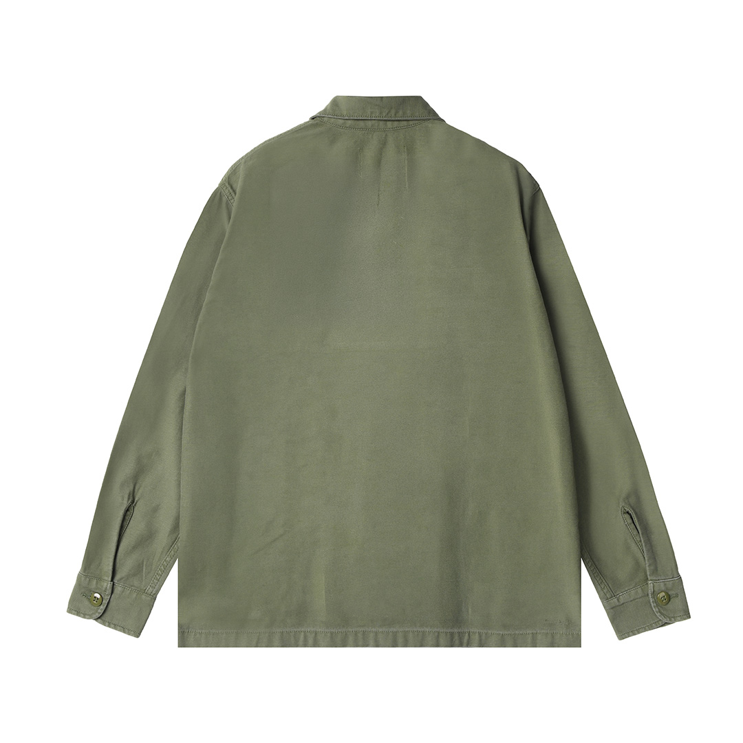 Alternative view of Sateen Reverse 107 OG Shirts - Green (One Wash)