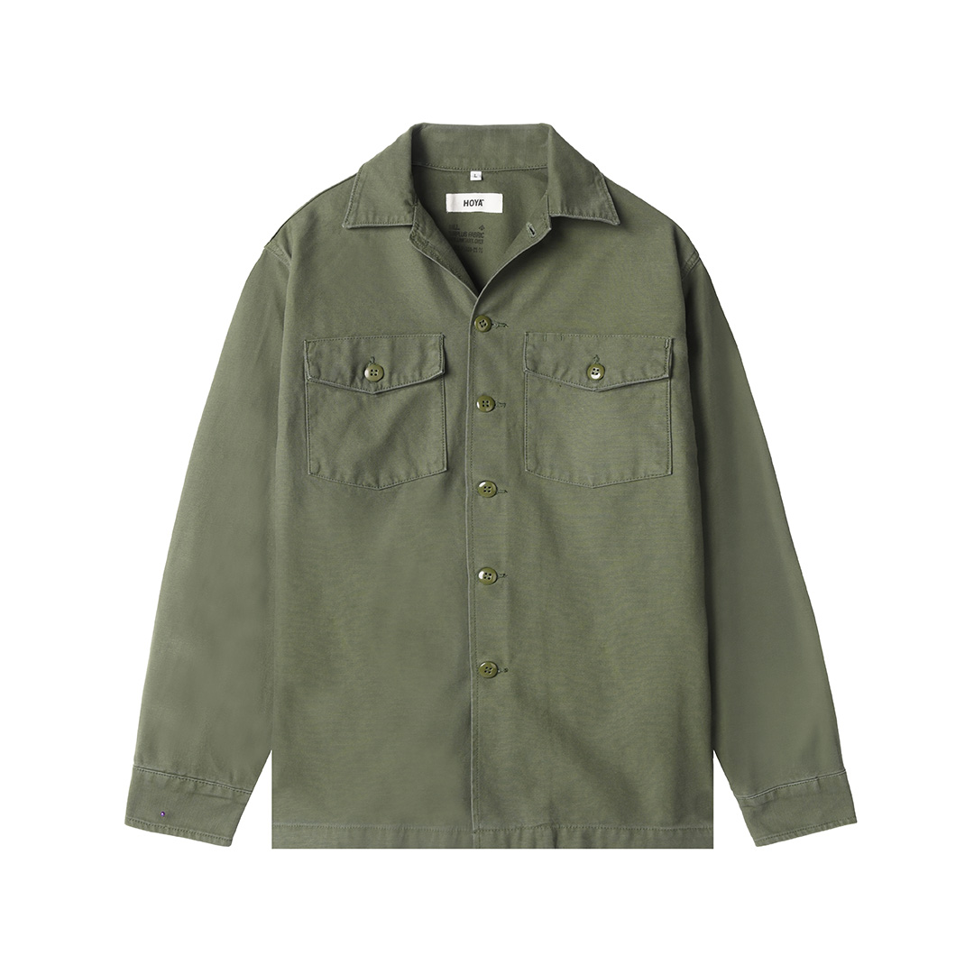 Sateen Reverse 107 OG Shirts - Green (One Wash)